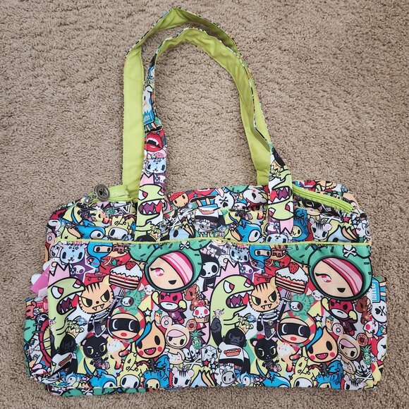 New Tokidoki x Ju-Ju-Be Iconic Super Star Duffle Bag Travel Kawaii Anime - Picture 2 of 4